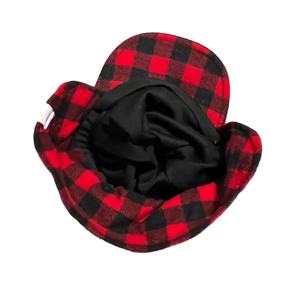 George Hats TODDLER Buffalo Plaid Flannel Trapper Hat
